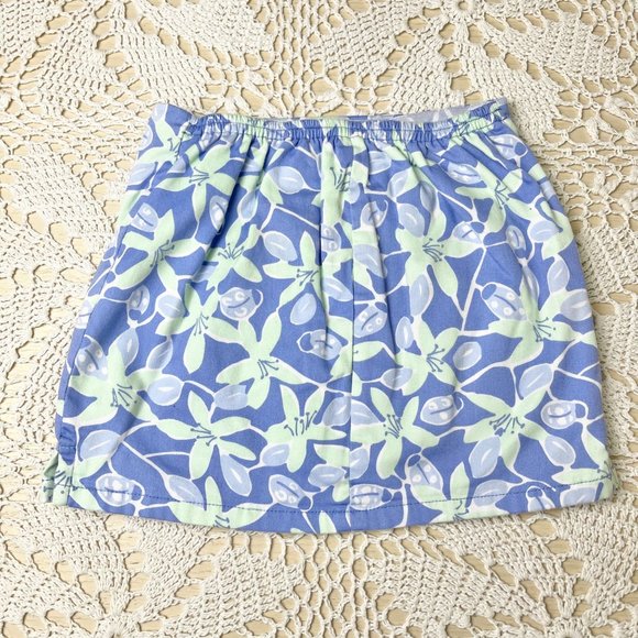Lilly Pulitzer Girls 4 Years Ladybug Picnic Blue Mint Skort White Label Vintage - Picture 3 of 7